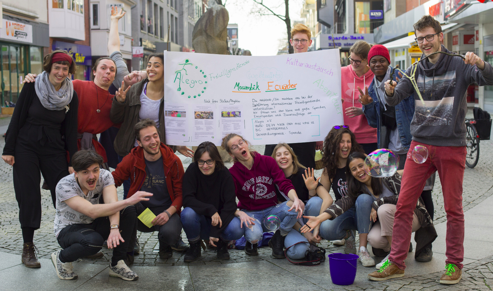 Vortreffen in Bremen: meine Mitfreiwilligen